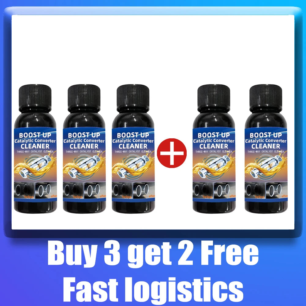 3PCS Car Engine Cleaner Additive Set – Fuel System, Catalyst & Accelerator Cleaner for Deep Engine Cleaning & Performance Improvement, New Generation Formula