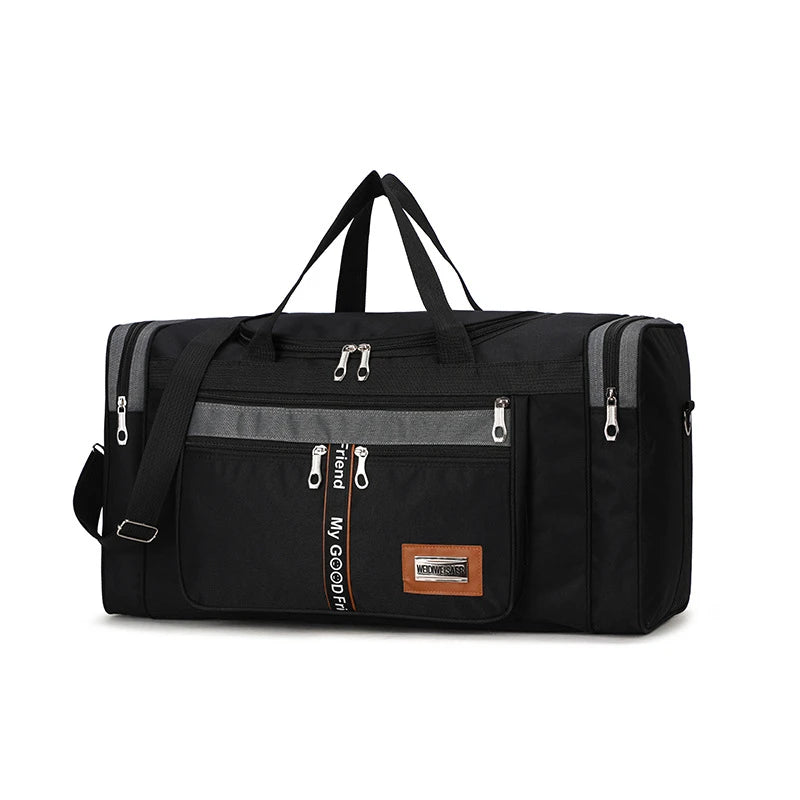 Nylon Travel Duffel Bag for Women & Men – Large Capacity Carry-On, Weekender, Gym & Overnight Sport Tote