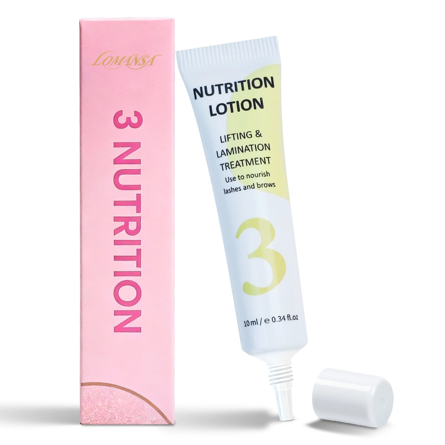 Lomansa Lash Lift Kit - Eyelash Perm & Eyebrow Lamination Set with Step 1#2#3#4 Lifting Lotion Tools