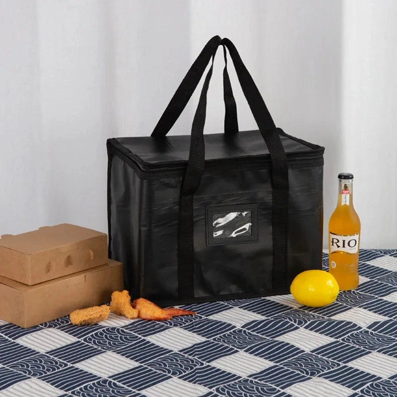 70L Large Insulated Thermal Cooler Bag – Portable Lunch Tote, Tin Foil Food Storage for Picnic, Camping, and Fresh Keeping
