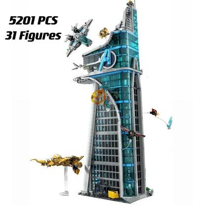 76178/76269 Avengers Tower Daily Bugle Building Blocks Set – Superhero Brick Toy Gifts for Kids
