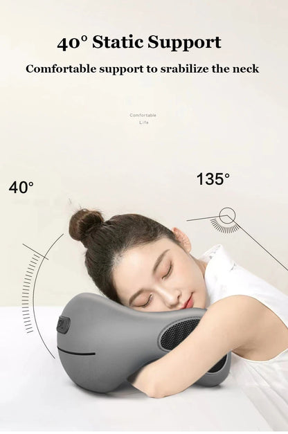 Multifunction U-Shaped Neck Pillow – Soft Slow Rebound Travel Pillow for Sleeping, Cervical Support & Massage