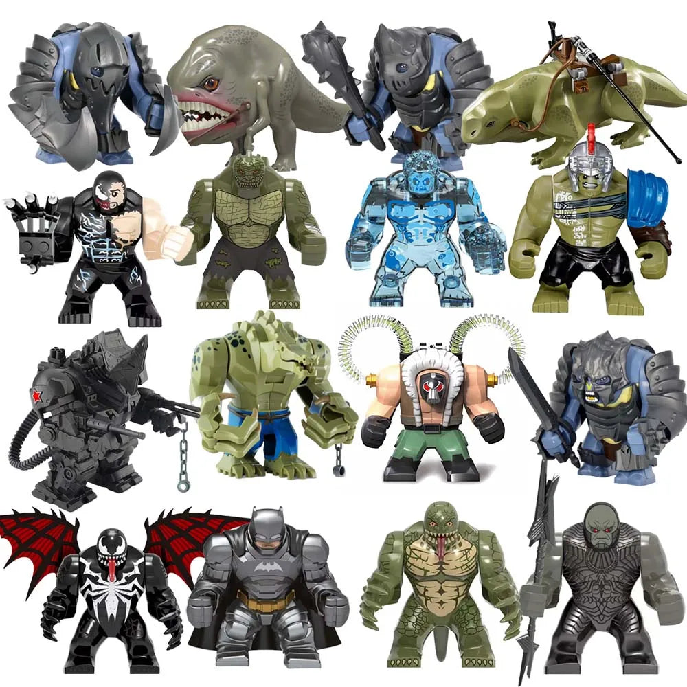 Blind Box Building Block Figures - Killer Croc Bane Troll Orc Action Figure Puzzle Toy Collection Gift