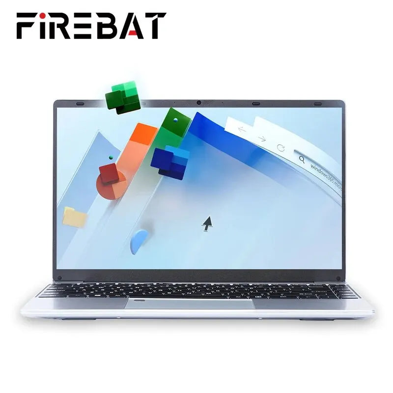 FIREBAT A14 Laptop — 14.1" FHD Intel N5095, 16GB RAM, 512GB/1TB SSD, Lightweight Business Notebook with Fingerprint