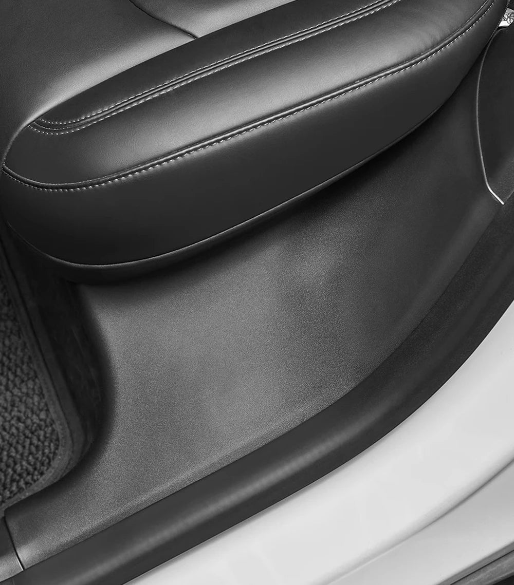 Rear Door Sill Cover for Tesla Model Y (2022–2024) – Anti-Dirty Kick Guards, Trim Protector Film & Welcome Pedal Pads