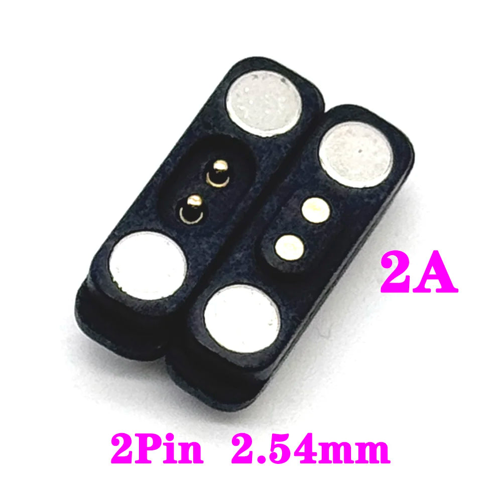 Magnetic Pogo Pin Connector - 5A Waterproof High-Current Spring Probe Male Female DC Charging Connector, 2/3/4/5/6/7/8 Pin