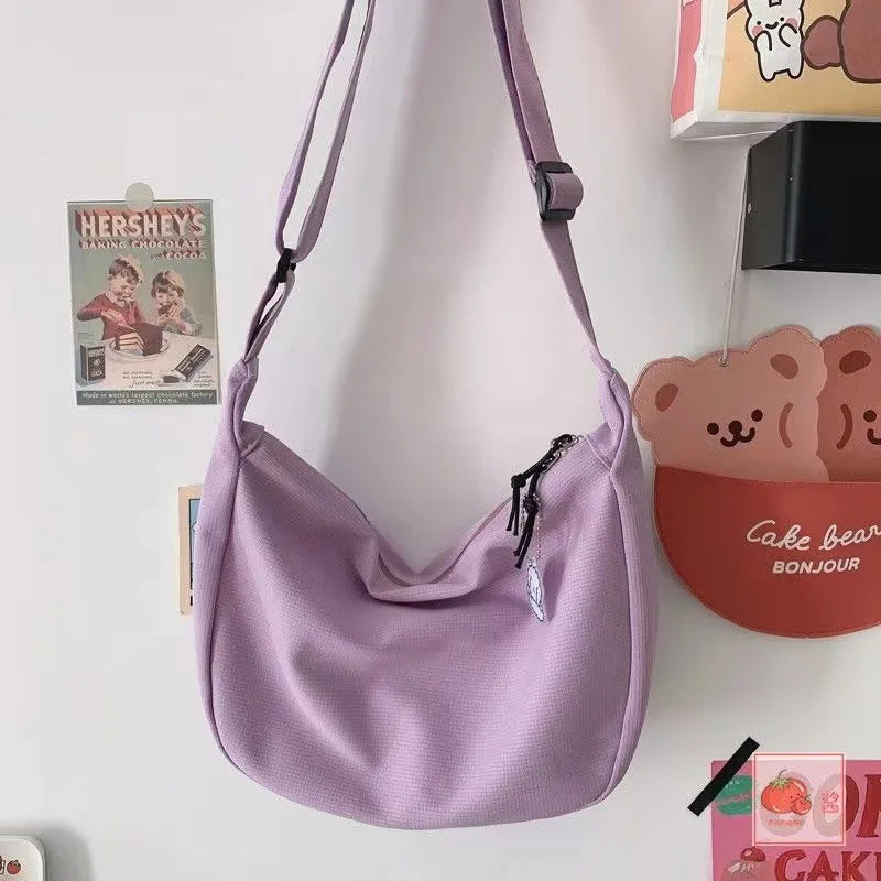Large Capacity Women's Shoulder Bag – Lightweight Crossbody, Minimalist Tote for Summer