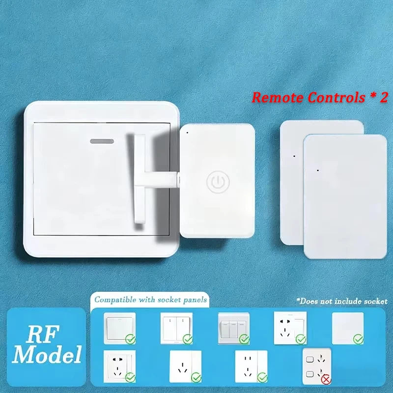 USB Rechargeable Wireless Button Pusher Switch – Smart Remote Control Light Switch Automation Tool