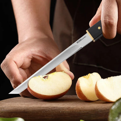 2024 Forged Stainless Steel Boning Knife - Mongolian Meat Cleaver with Cover for Lamb, Steak & Fruit | Kitchen Hand Knife