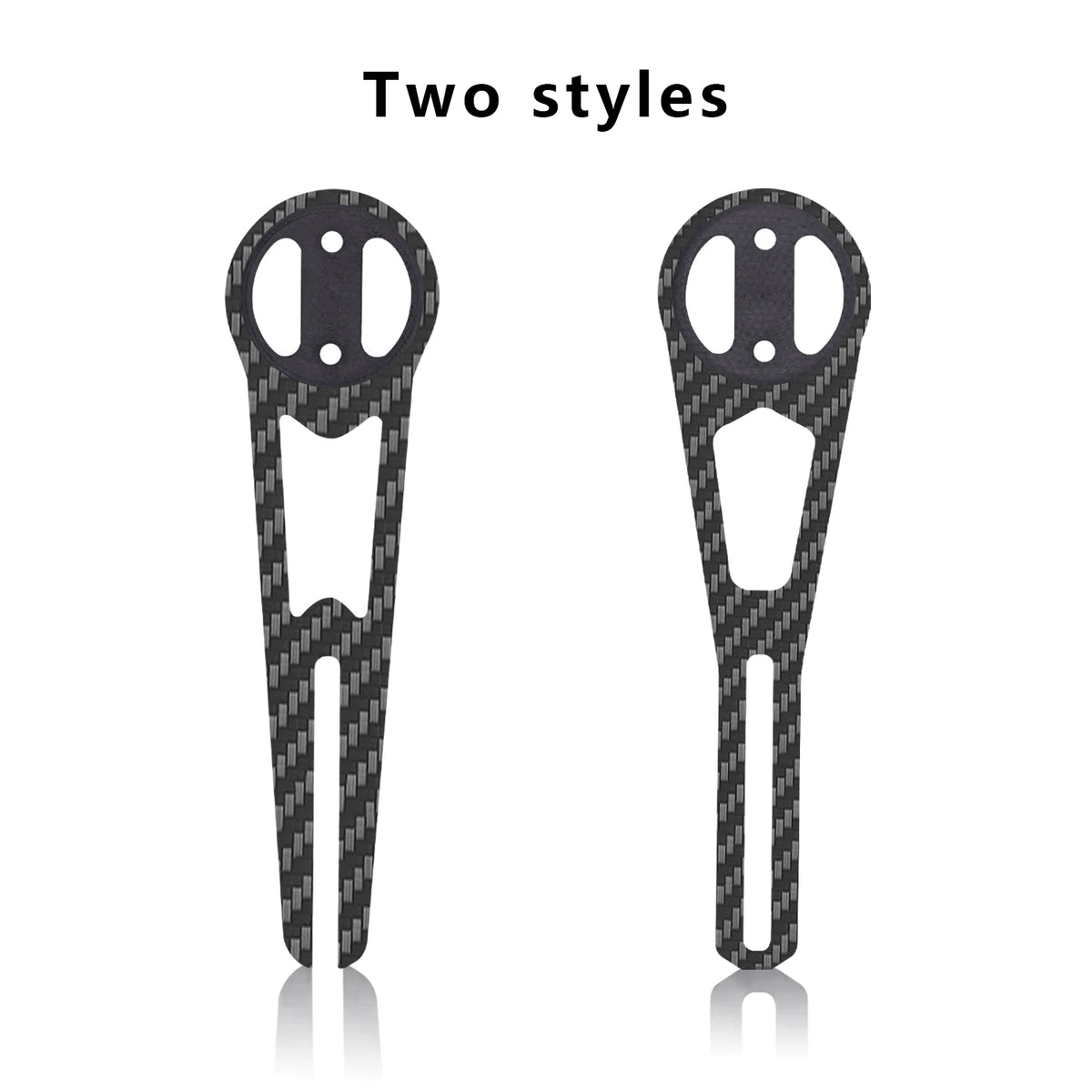 ENLEE Carbon Fiber Road Bike Handlebar Mount - Integrated Computer, Headlight and Camera Extension Bracket