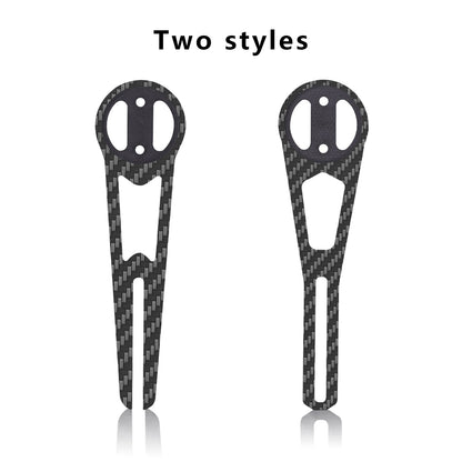 ENLEE Carbon Fiber Road Bike Handlebar Mount - Integrated Computer, Headlight and Camera Extension Bracket