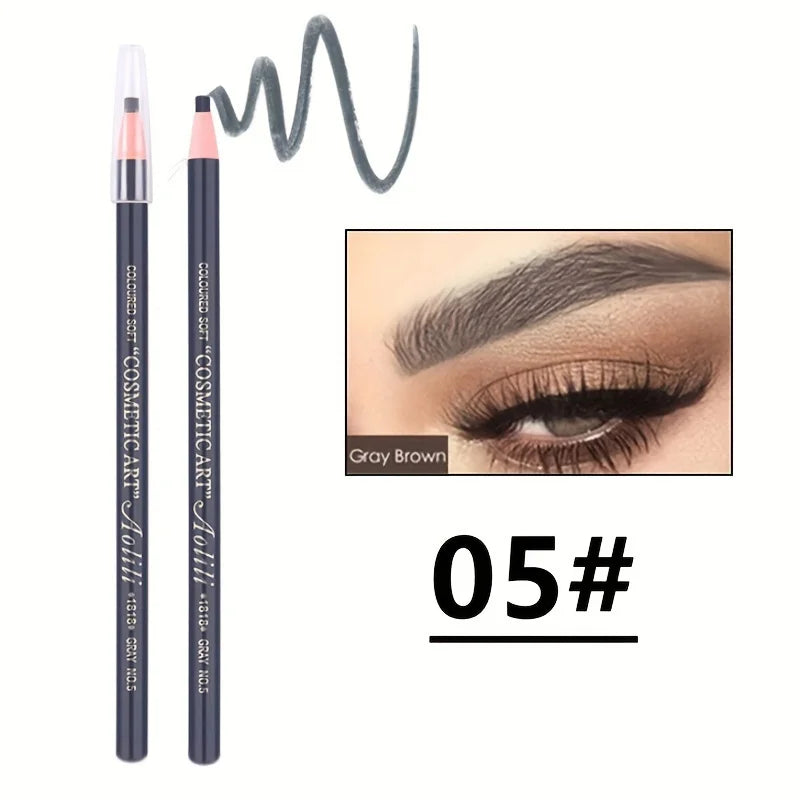 Tear-Off Pull Line Eyebrow Pencil – No Sharpening, Natural Color, Sweat & Smudge Proof Eyebrow Pencil