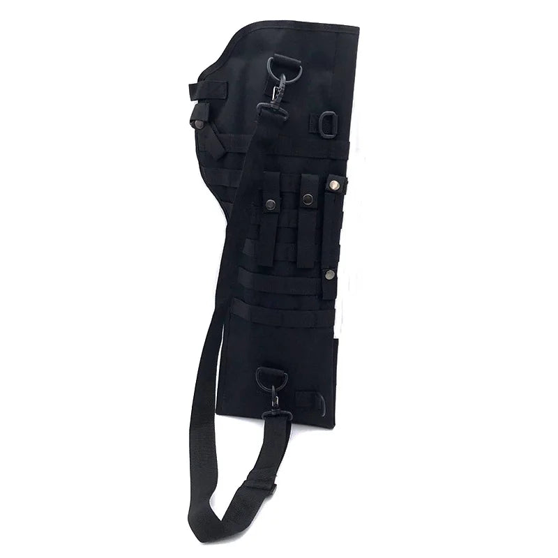 Tactical MOLLE Rifle Scabbard Backpack – Outdoor Hunting Shoulder Shotgun Storage Bag Holster Case for M4, AK & Long Firearms