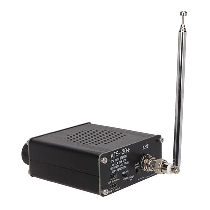 ATS-20+ Portable World Band Radio Receiver – Easy-to-Read Digital Display, Lightweight for Home & Outdoor Camping