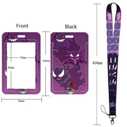 Pikachu Neck Strap Lanyard for Keys – ID Badge Holder, Keychain, Key Rings, Fashion Accessory Gift