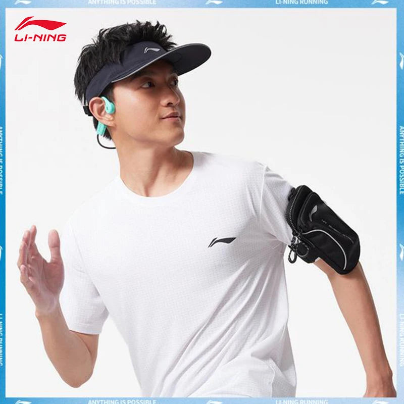 LI-NING Running Arm Bag - Lightweight Reflective Sports Phone Holder ABDV087