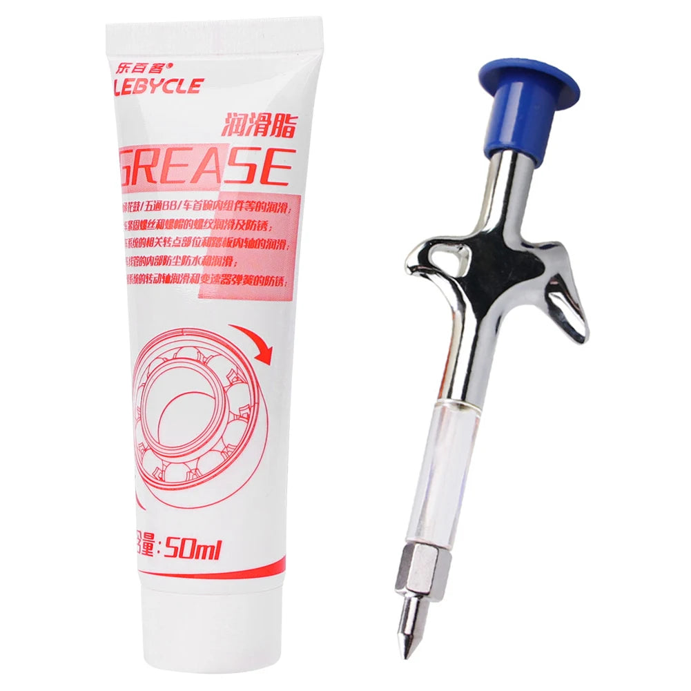 LEBYCLE Bike Grease Lubricant – MTB Bicycle Oil for Hub, Bottom Bracket, Headset, Fork, Flywheel & Bearings