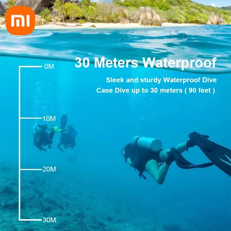 FXiaomi 4K Ultra HD Action Camera — 30fps WiFi Waterproof Sports Camera with 2.0" Display, 170° Lens for Cycling & Vlogging