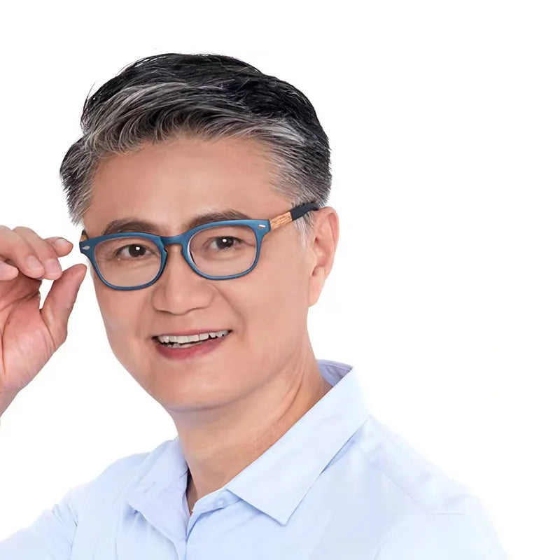 Fashion Presbyopia Reading Glasses for Men & Women – Anti-Blue Light Hyperopia Eyewear, Diopter +1.0 to +3.5