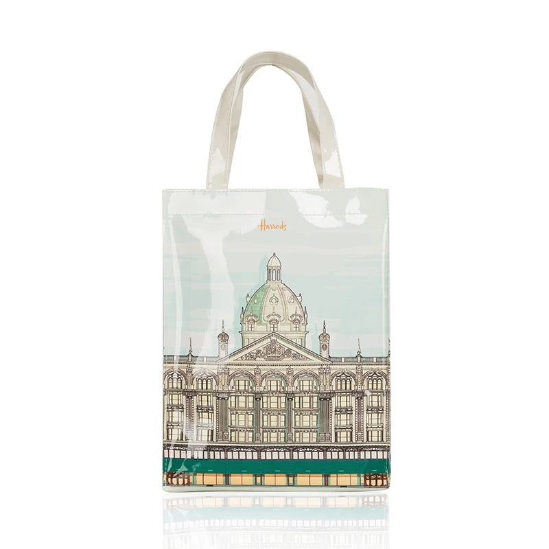 Simple Stylish PVC Reusable Shopping Bag – Luxury Eco-Friendly Waterproof Tote for Summer Beach