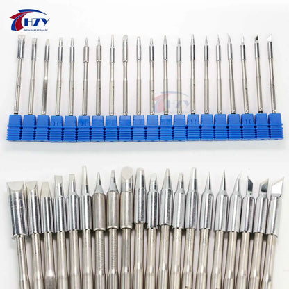 HZY C245 Series Soldering Iron Tips Set – I/IS/K/SK/939/945/966 Universal T245 Compatible Tips for Phone Repair & Soldering Stations