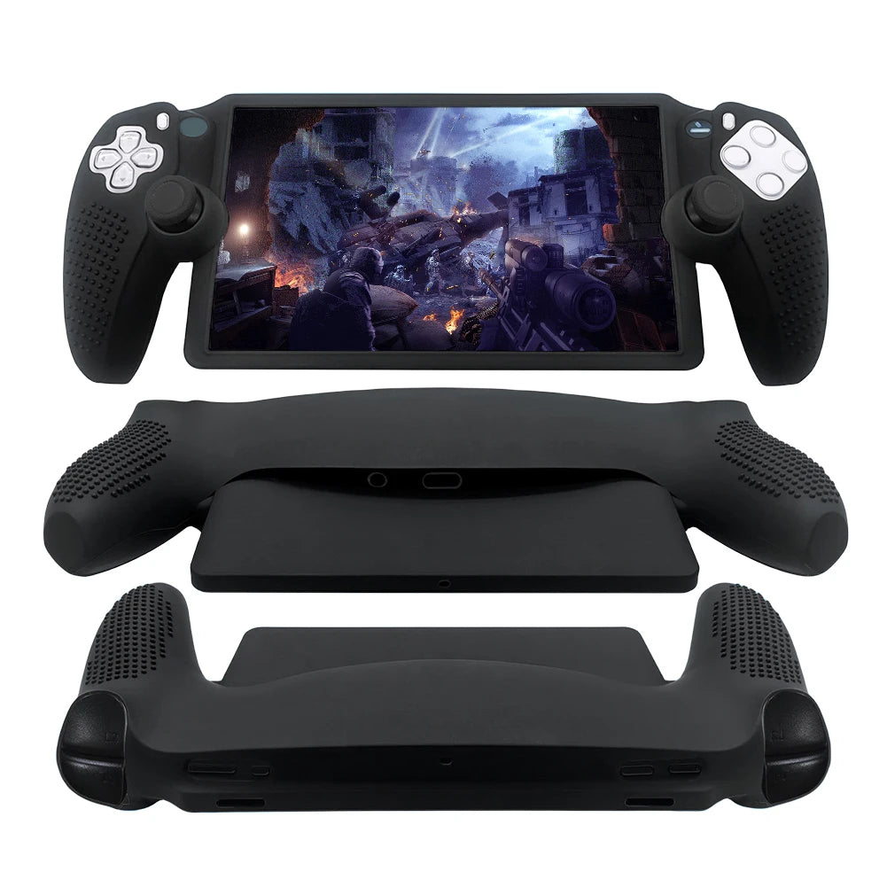 Silicone Protective Case for PS5 Portal — Non-Slip Soft Cover Sleeve for Handheld Game Console