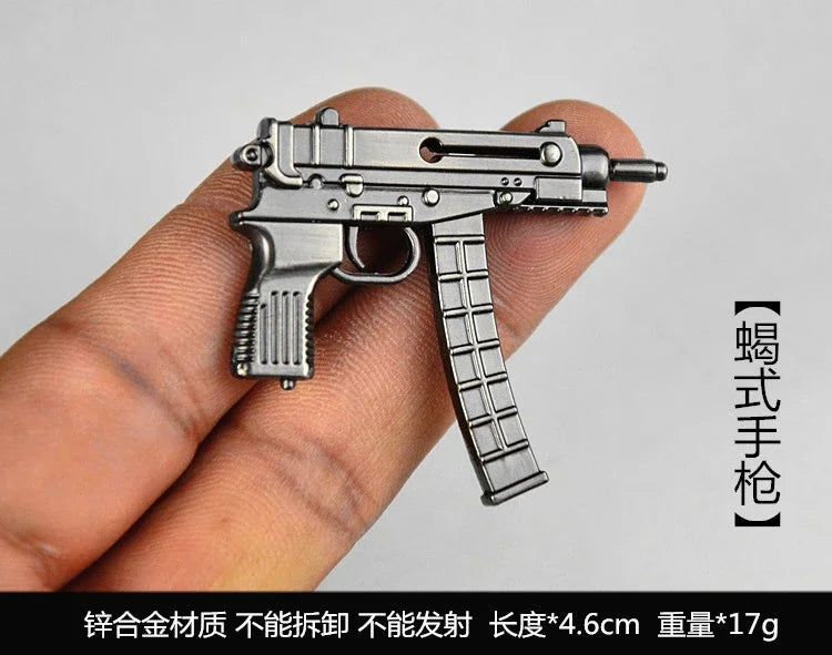 1/6 Scale Miniature Gun Set – Plastic P92, M1911, 98K, MP5K Rifles for 12" Action Figure Doll Accessories