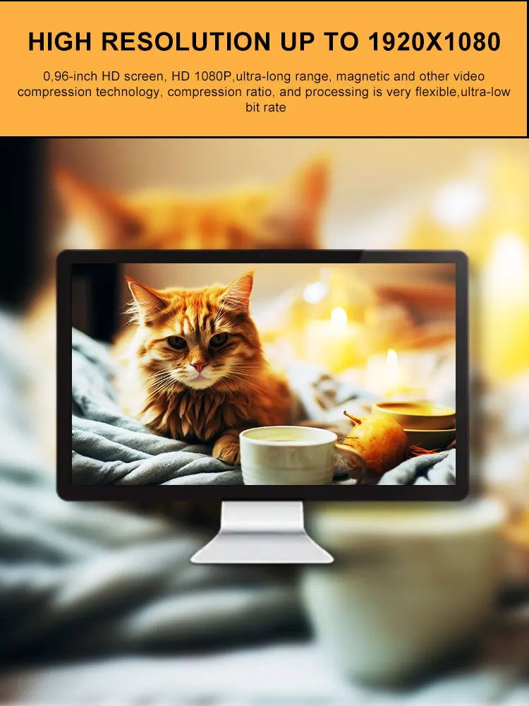 BORME HD 1080P Pet Camera – Wireless Collar Camera for Dogs and Cats, No WiFi Needed, Video Recording, Perfect Birthday Gift