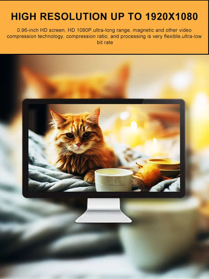 BORME HD 1080P Pet Camera – Wireless Collar Camera for Dogs and Cats, No WiFi Needed, Video Recording, Perfect Birthday Gift