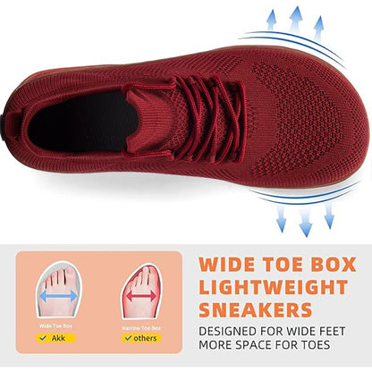 Minimalist Barefoot Shoes Unisex – Lightweight Breathable Zero-Drop Wide Toe Running & Casual Walking Outdoor Sneakers