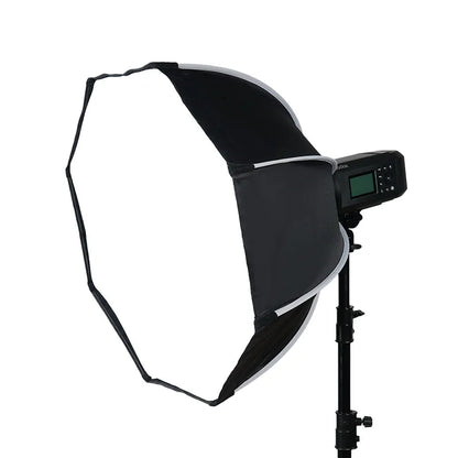 TRIOPO Foldable Octagon Softbox – 55cm, 65cm, 90cm, 120cm Bowens Mount for Sokani X100, COLBOR CL60, Godox & Aputure LED Video Lights