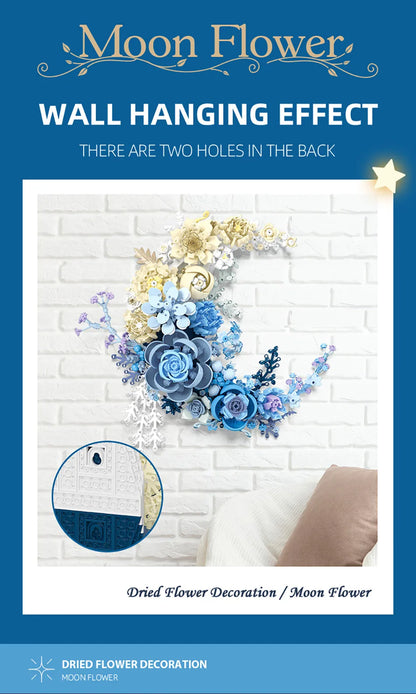 Creative Expert Eternal Moon Flowers Building Blocks – DIY Rose Bouquet Wall Decoration, Valentine’s Gift for Girls