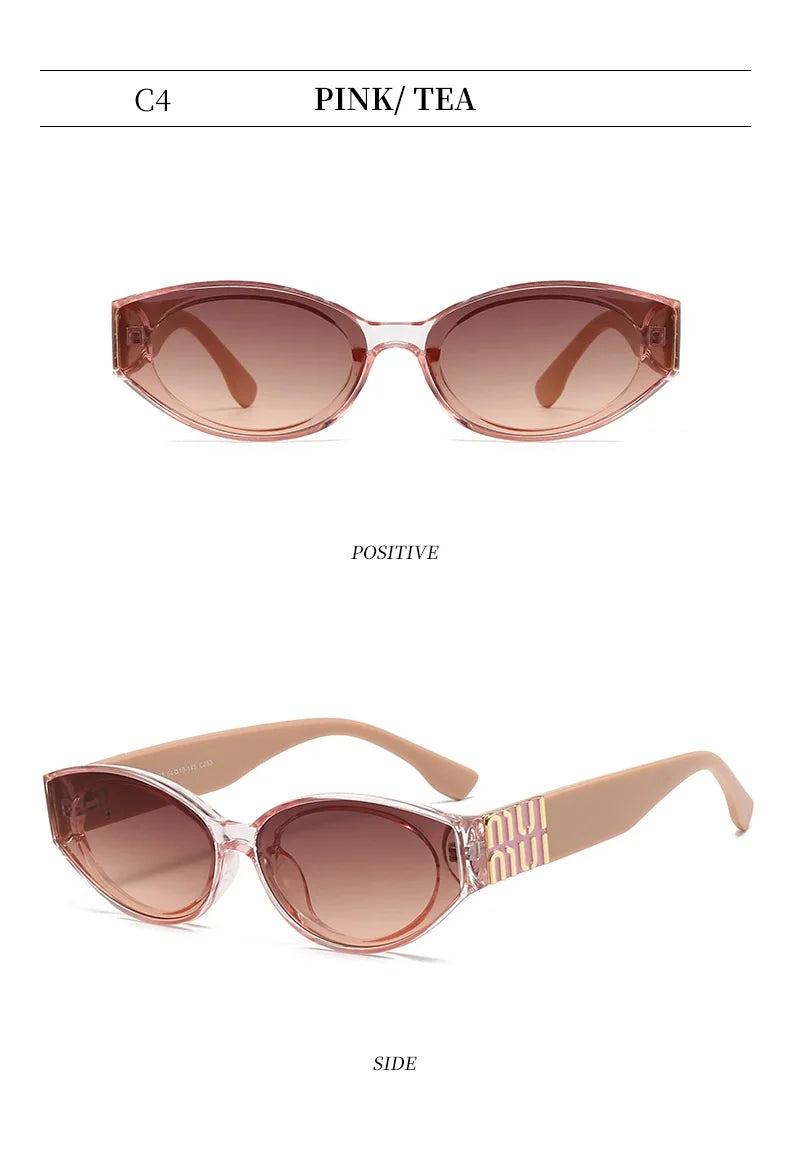Luxury MUI MUI Designer Glasses – Stylish Cateye Eyewear for Women & Men, UV400 Protection