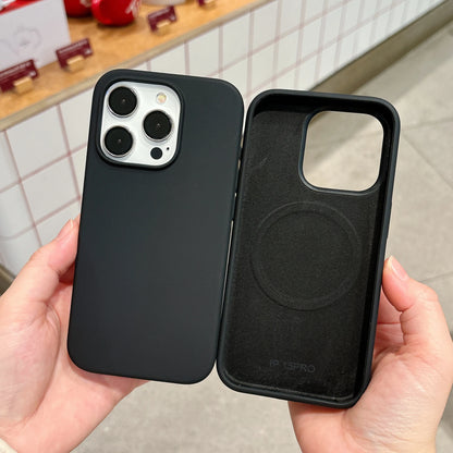 MagSafe Liquid Silicone Phone Case - Magnetic Wireless Charging Cover for iPhone 11-17 Series Pro Max Plus Models