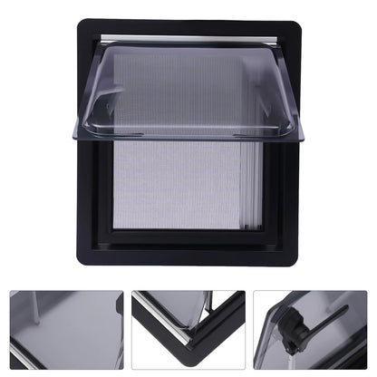 Aluminum RV Hinged Push-Out Window – Caravan & Camper Trailer Accessory, 900x500mm / 450x500mm
