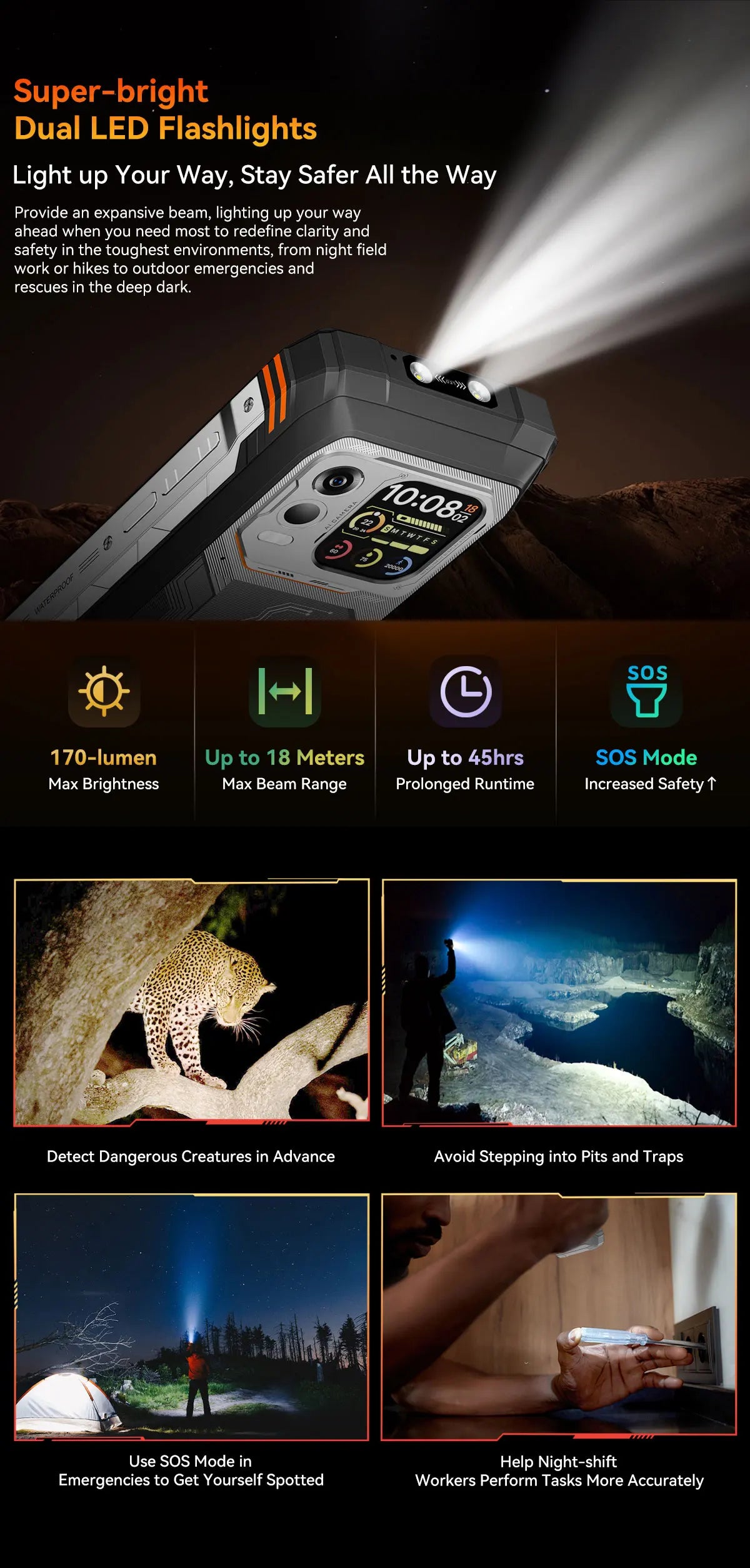Blackview XPLORE 1 Pro Rugged Smartphone – Android 15, 6.78" 2.4K, 12GB+256/512GB, 20000mAh with FLIR Thermal Imaging