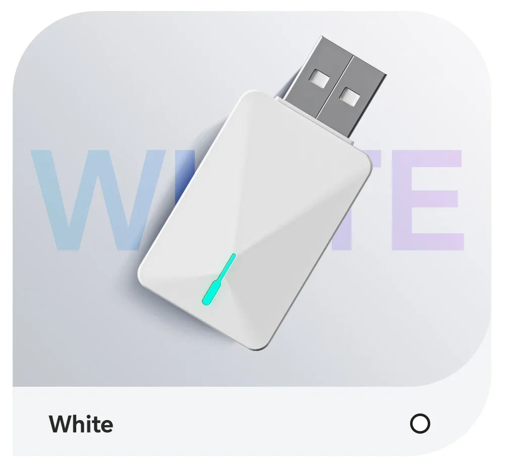 2025 Wireless Android Auto Adapter — Wired to Wireless CarPlay Smart Box with USB Plug & Play, WiFi Auto Connection & Online Upgrade
