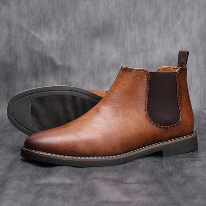 Men's Chelsea Boots 40-46 - Retro Comfortable Fashion Footwear for Stylish Men
