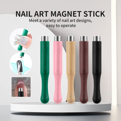 Cat Eye Nail Magnet Stick Set – Multi-Function Magnetic Tools for Cat Eye Gel Polish Nail Art