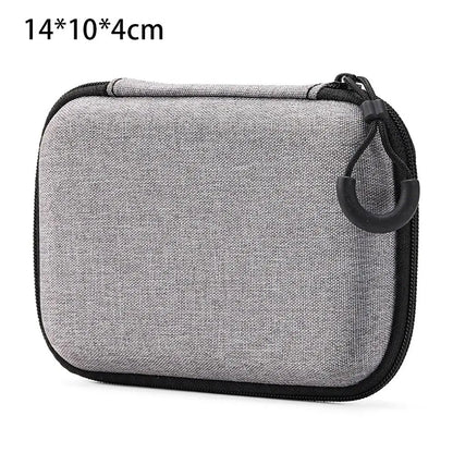 Mini EVA Storage Bag — Zipper Carrying Pouch for AirPods, Earphones, Phone, Charging Cables & Digital Accessories