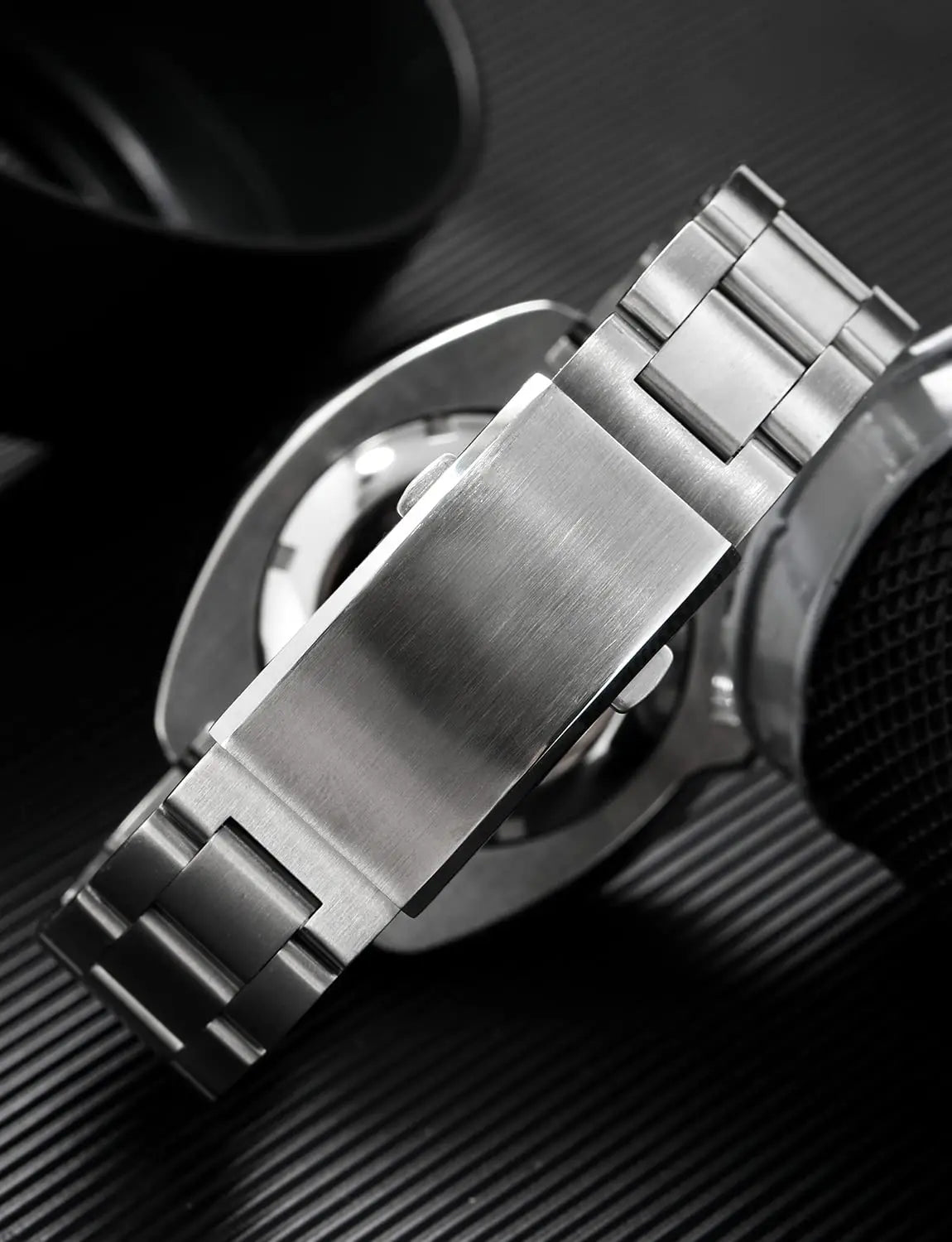 Watchdives Stainless Steel Watch Clasp – 16mm/18mm/20mm/22mm Folding Safety Milled Deployant Replacement Buckle