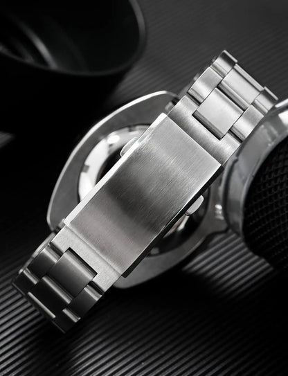 Watchdives Stainless Steel Watch Clasp – 16mm/18mm/20mm/22mm Folding Safety Milled Deployant Replacement Buckle
