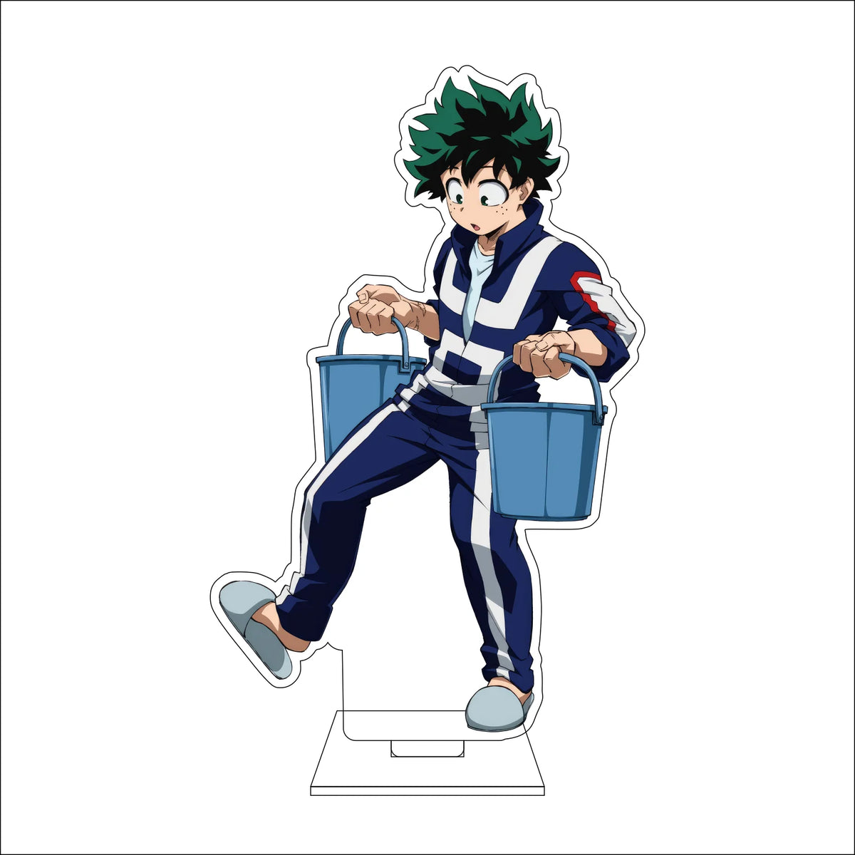 My Hero Academia 16cm Acrylic Figure Stand - Ochaco Uraraka, Shoto Todoroki, and Izuku Midoriya Anime Collectible Decor Gift