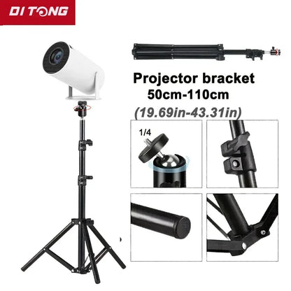 DITONG 110cm Universal Tripod Stand for Magcubic HY300 Pro & HY320 Mini Projector – Portable Bracket Mount