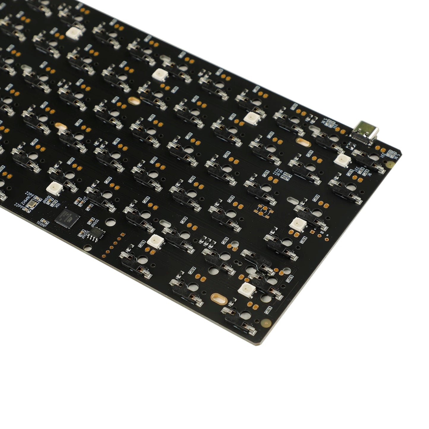 75% 84-Key QMK VIA ANSI ISO Hotswap PCB – Kailh Hot Socket Fully Programmable for YMD75 V2 & KDB75 Mechanical Keyboards