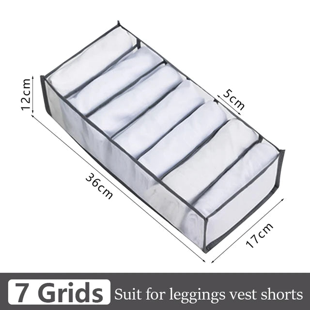 Jeans & Clothing Storage Box – Closet Organizer Drawer System for Pants, Cabinet, and Clothing Organization