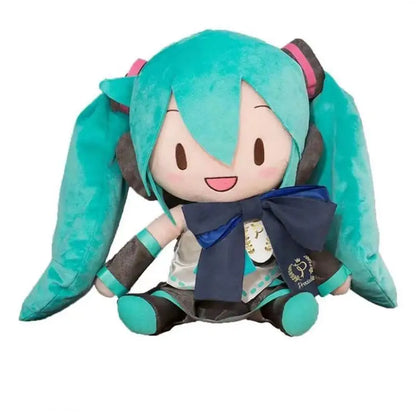 32cm Kawaii Hatsune Miku Plush Doll – Anime Bow Miku Plush Pillow, Sofa Ornament, Room Decoration, Birthday Gift