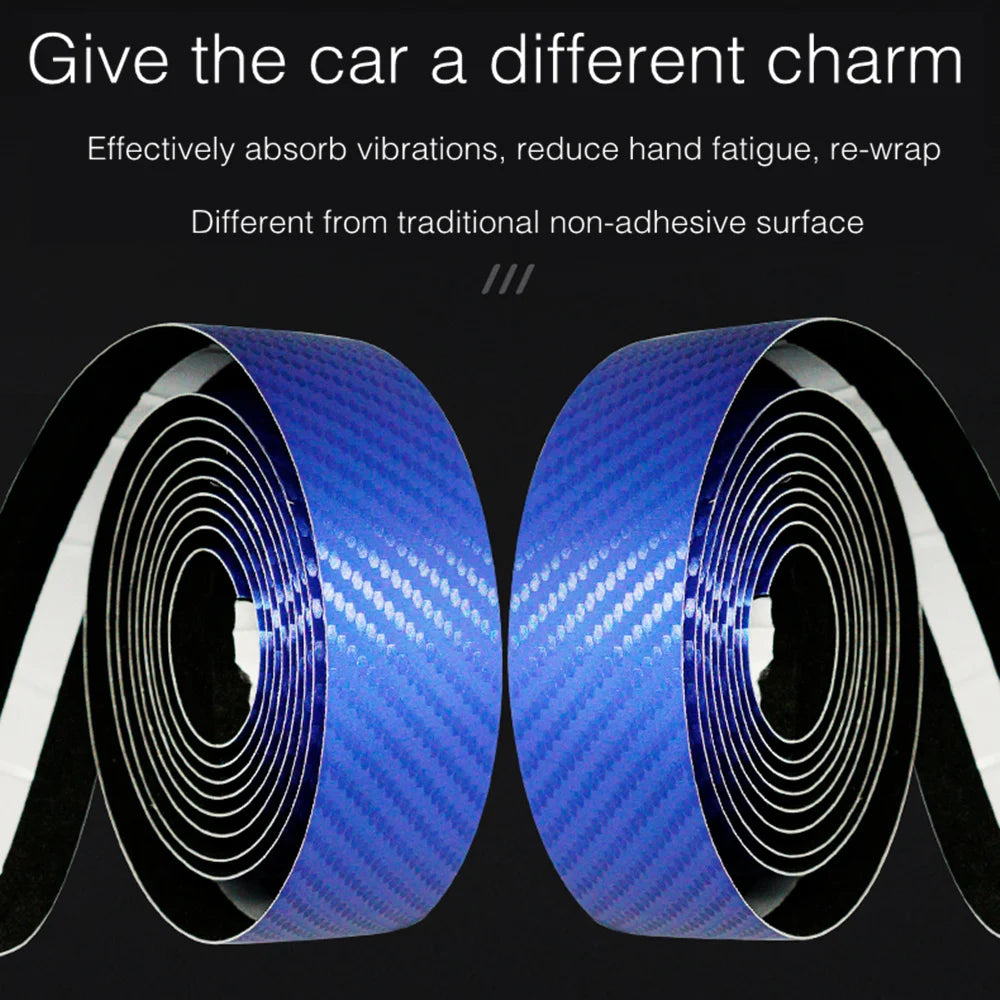 Bicycle Handlebar Tape – Anti-Vibration PU EVA Non-Slip Breathable Road Bike Bar Wrap for Racing