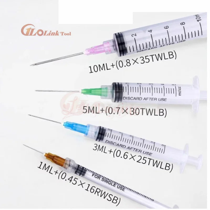 20pcs Luer Lock Plastic Syringes (1ML-100ML) - Nutrient Syringe Tools, Sampler & Measure Parts