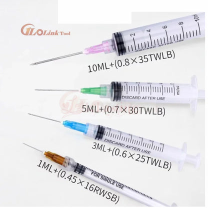 20pcs Luer Lock Plastic Syringes (1ML-100ML) - Nutrient Syringe Tools, Sampler & Measure Parts